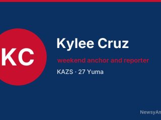 Kylee Cruz, weekend anchor and reporter, KAZS