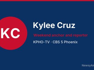 Kylee Cruz, Weekend anchor and reporter, KPHO-TV