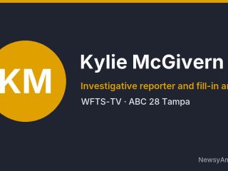 Kylie McGivern, Investigative reporter and fill-in anchor, WFTS-TV