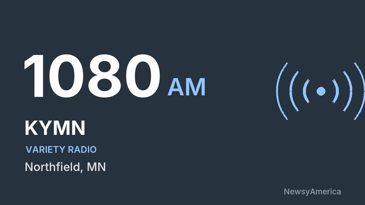KYMN 1080 AM – Northfield