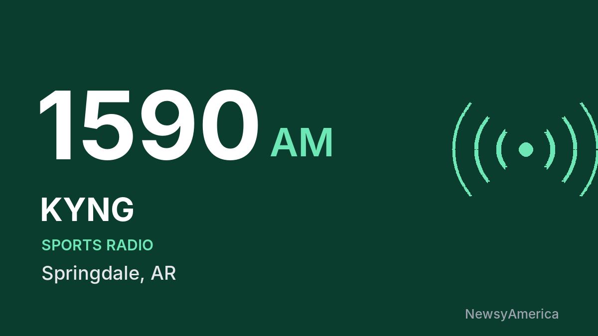 KYNG 1590 AM – Springdale
