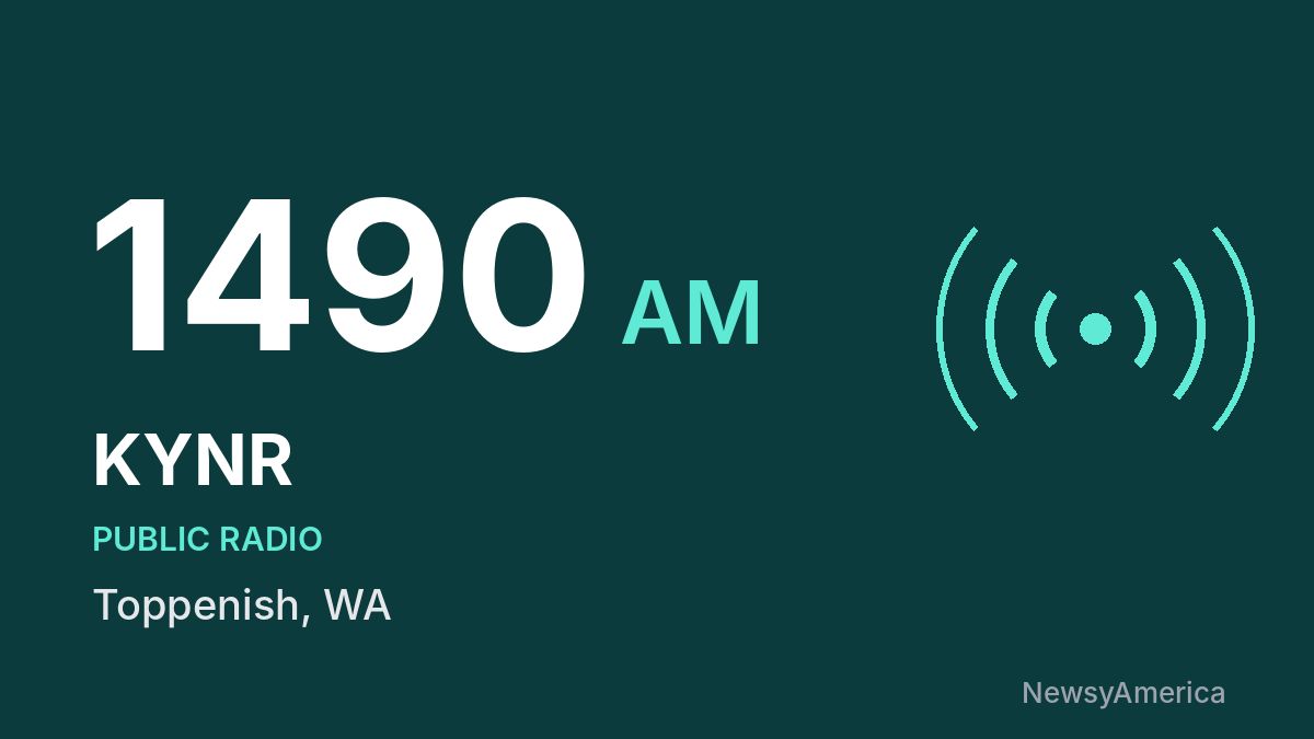KYNR 1490 AM – Toppenish