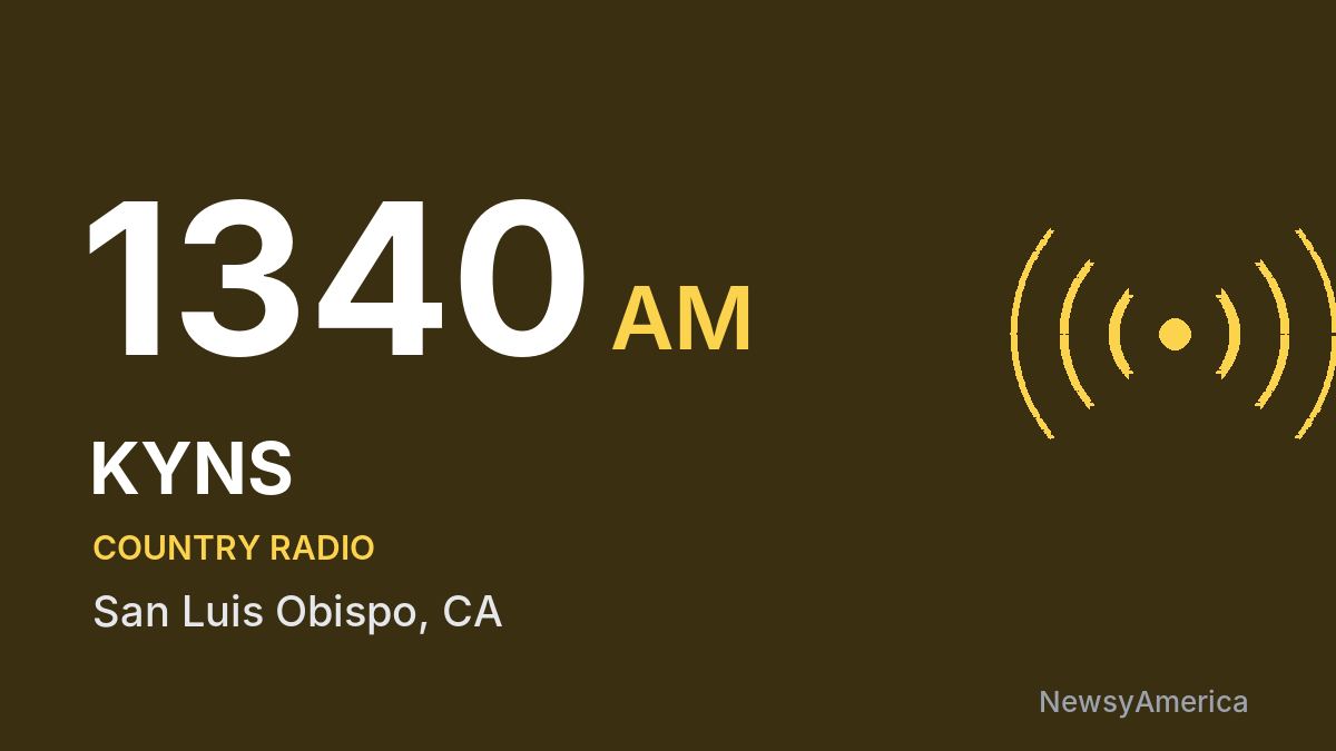 KYNS 1340 AM – San Luis Obispo