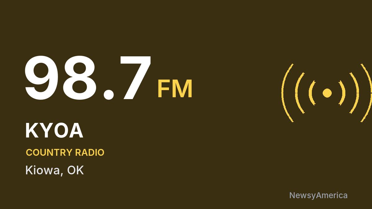 KYOA 98.7 FM – Kiowa