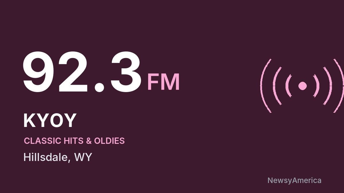 KYOY 92.3 FM – Hillsdale