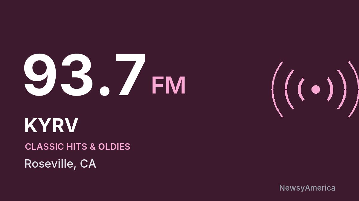 KYRV 93.7 FM – Roseville