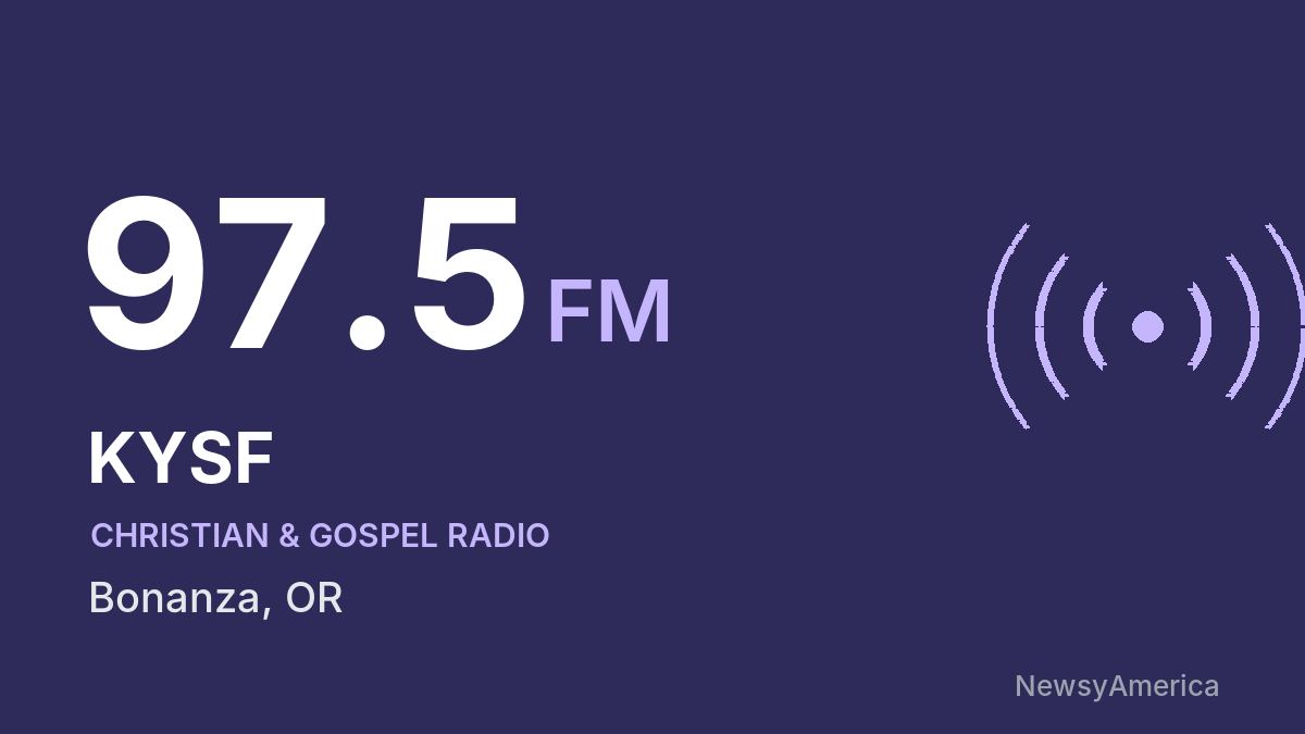 KYSF 97.5 FM – Bonanza