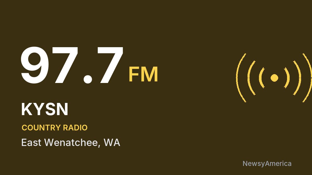KYSN 97.7 FM – East Wenatchee