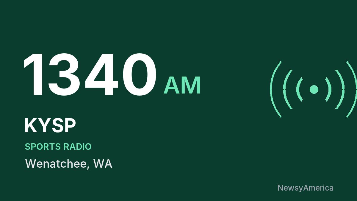 KYSP 1340 AM – Wenatchee