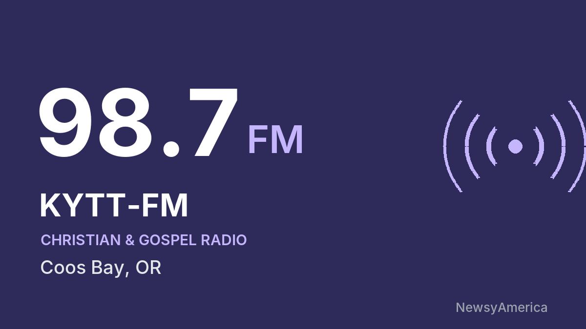 KYTT-FM 98.7 FM – Coos Bay