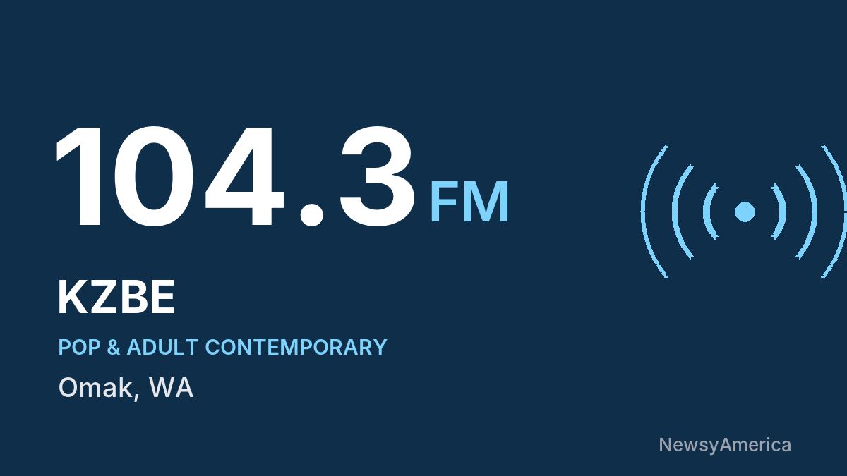 KZBE 104.3 FM – Omak
