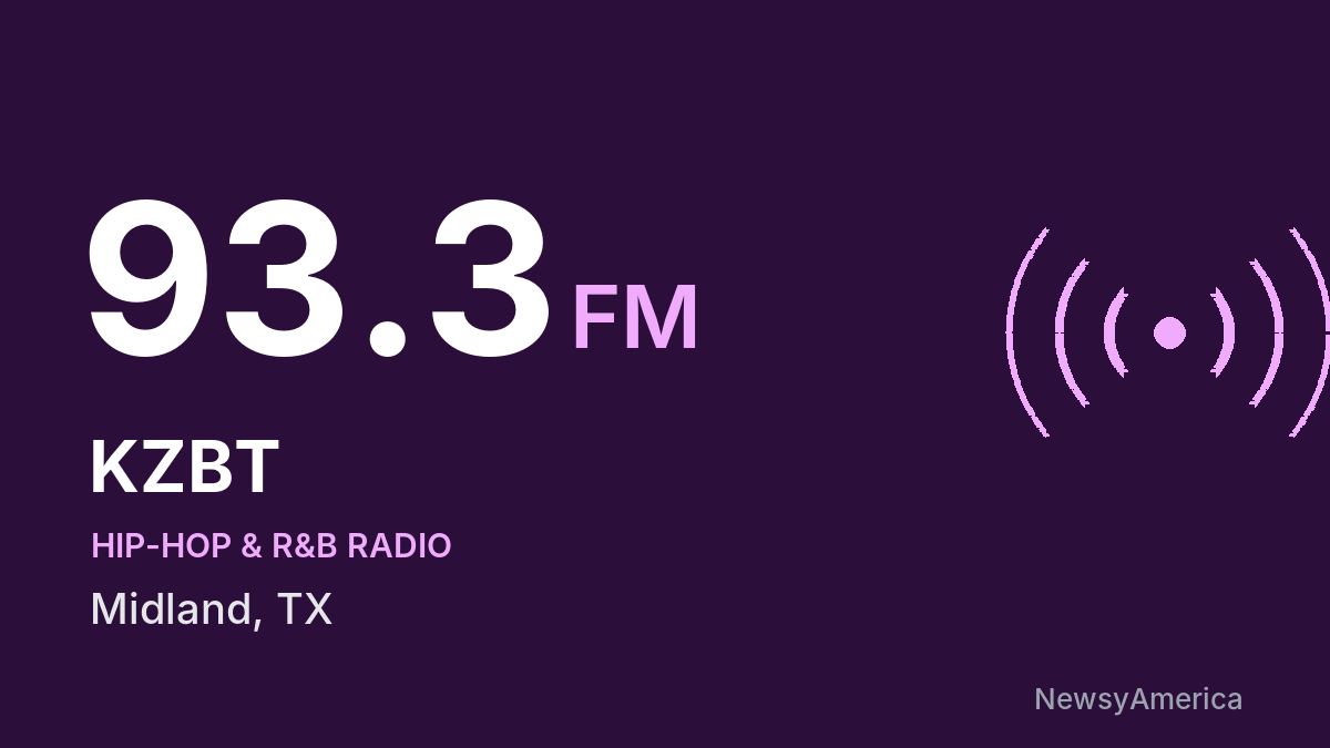 KZBT 93.3 FM – Midland