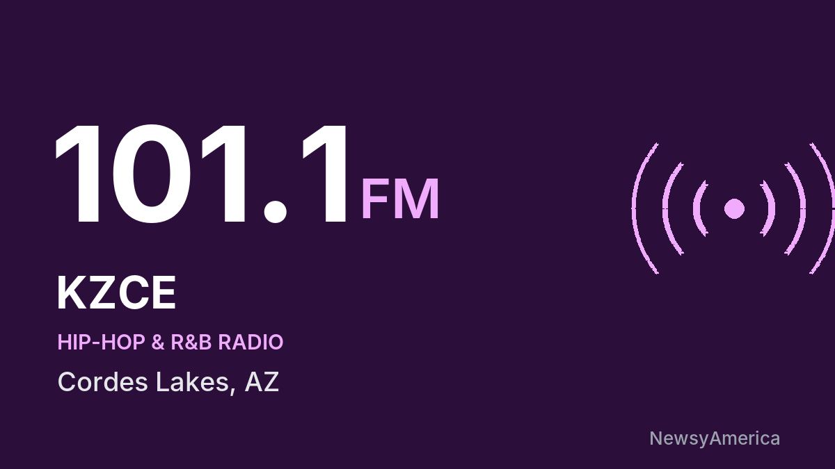 KZCE 101.1 FM – Cordes Lakes