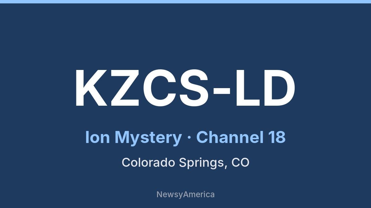 KZCS-LD – Ion Mystery 18 Colorado Springs