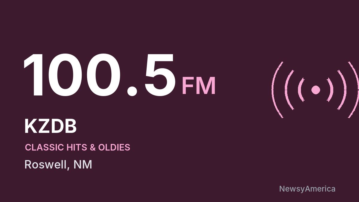 KZDB 100.5 FM – Roswell
