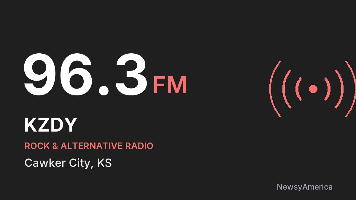 KZDY 96.3 FM – Cawker City