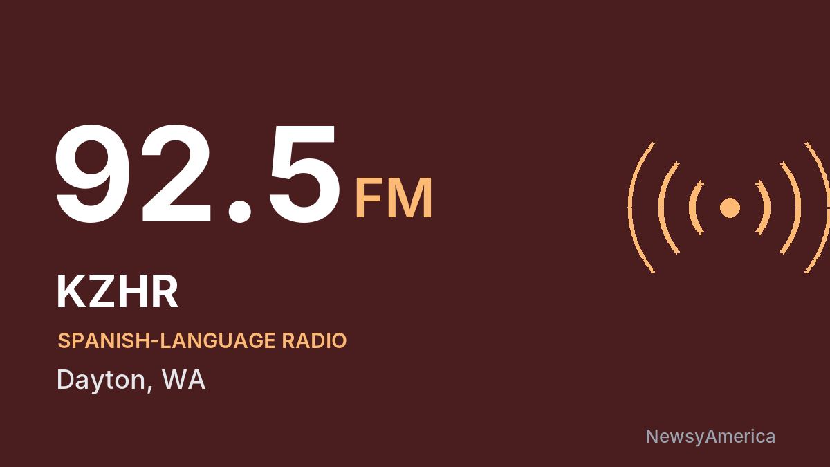 KZHR 92.5 FM – Dayton