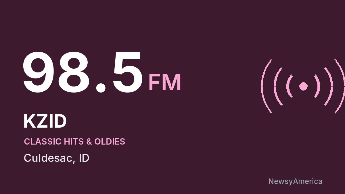 KZID 98.5 FM – Culdesac