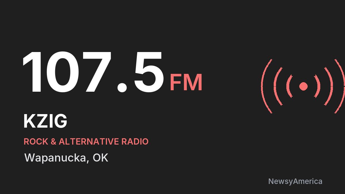 KZIG 107.5 FM – Wapanucka