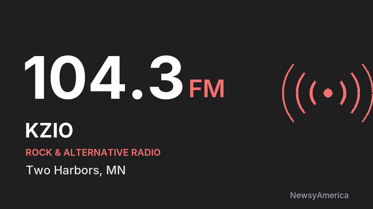 KZIO 104.3 FM – Two Harbors