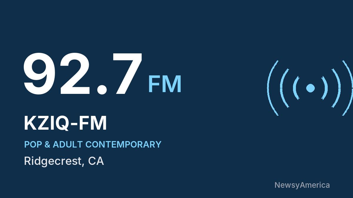 KZIQ-FM 92.7 FM – Ridgecrest
