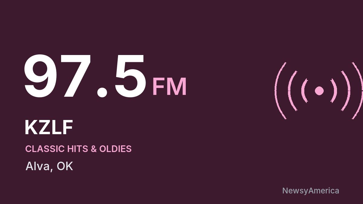 KZLF 97.5 FM – Alva
