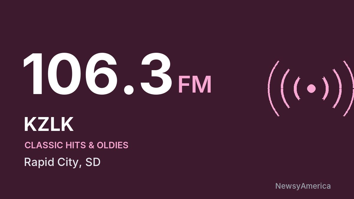KZLK 106.3 FM – Rapid City