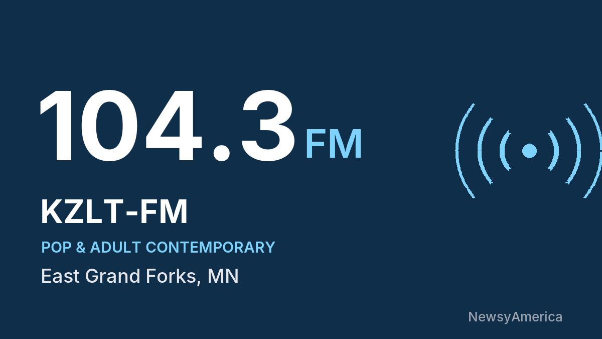KZLT-FM 104.3 FM – East Grand Forks