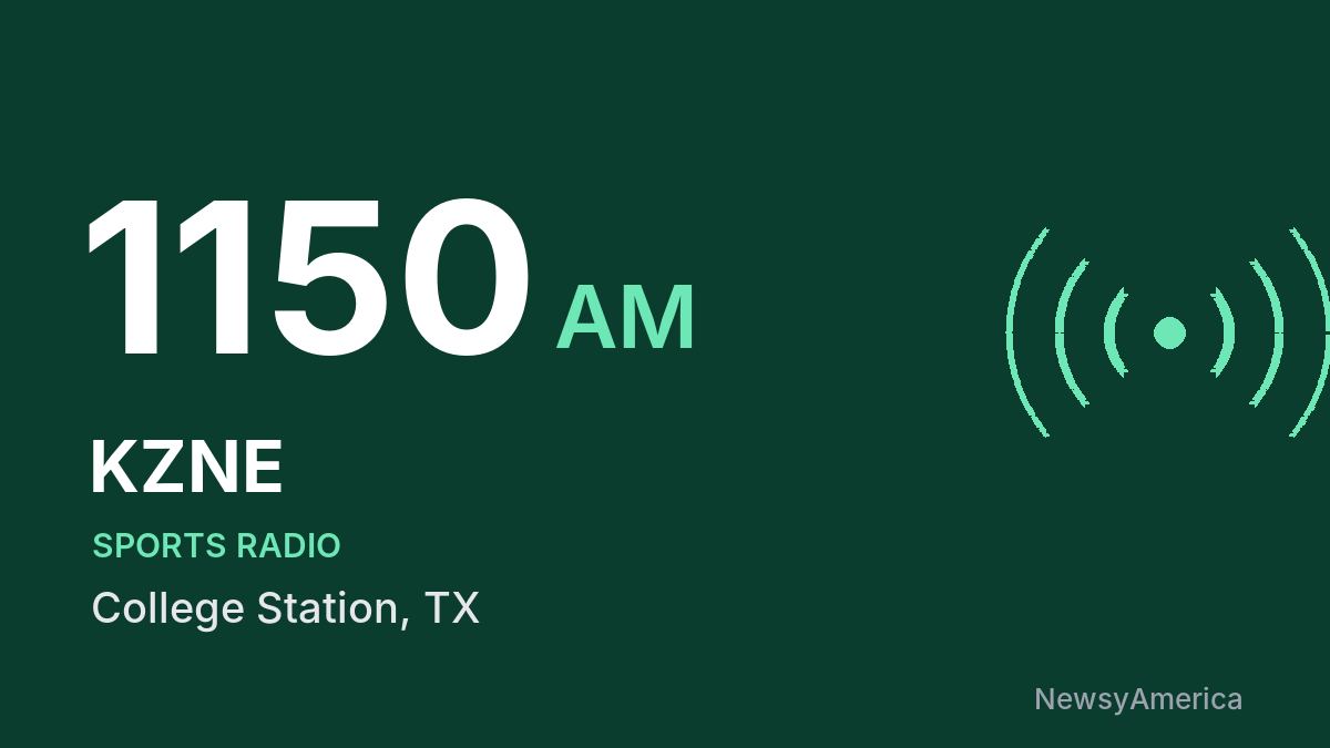 KZNE 1150 AM – College Station