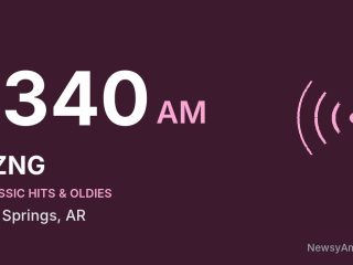KZNG 1340 AM, Hot Springs, AR