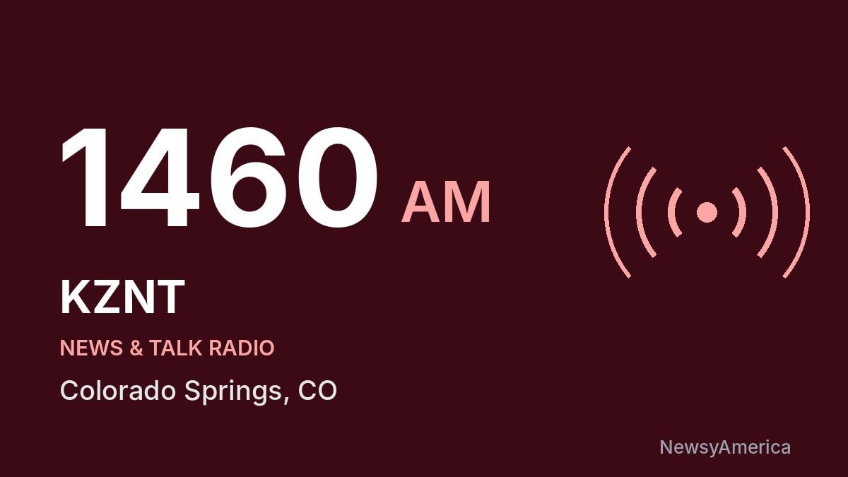 KZNT 1460 AM – Colorado Springs