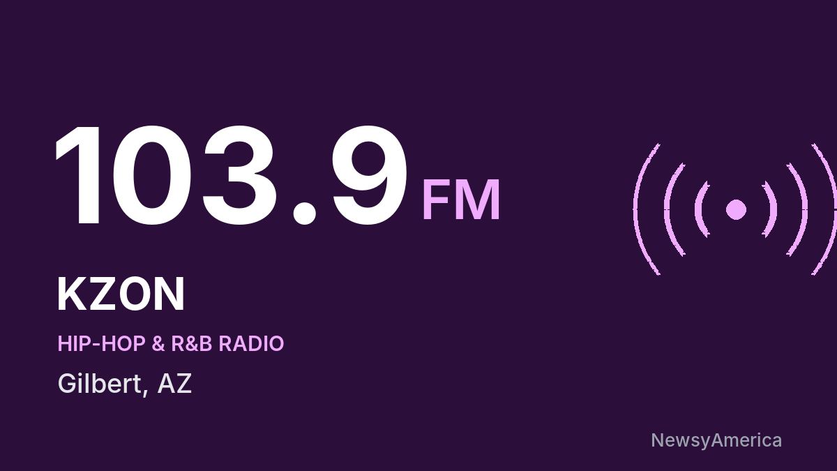 KZON 103.9 FM – Gilbert