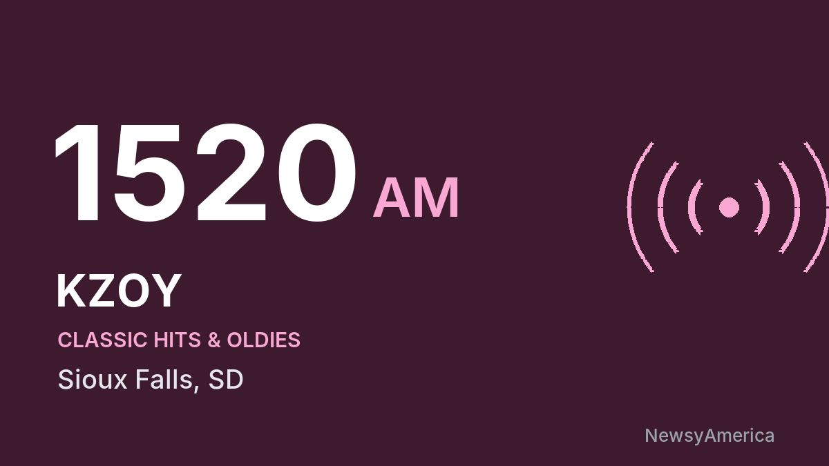 KZOY 1520 AM – Sioux Falls