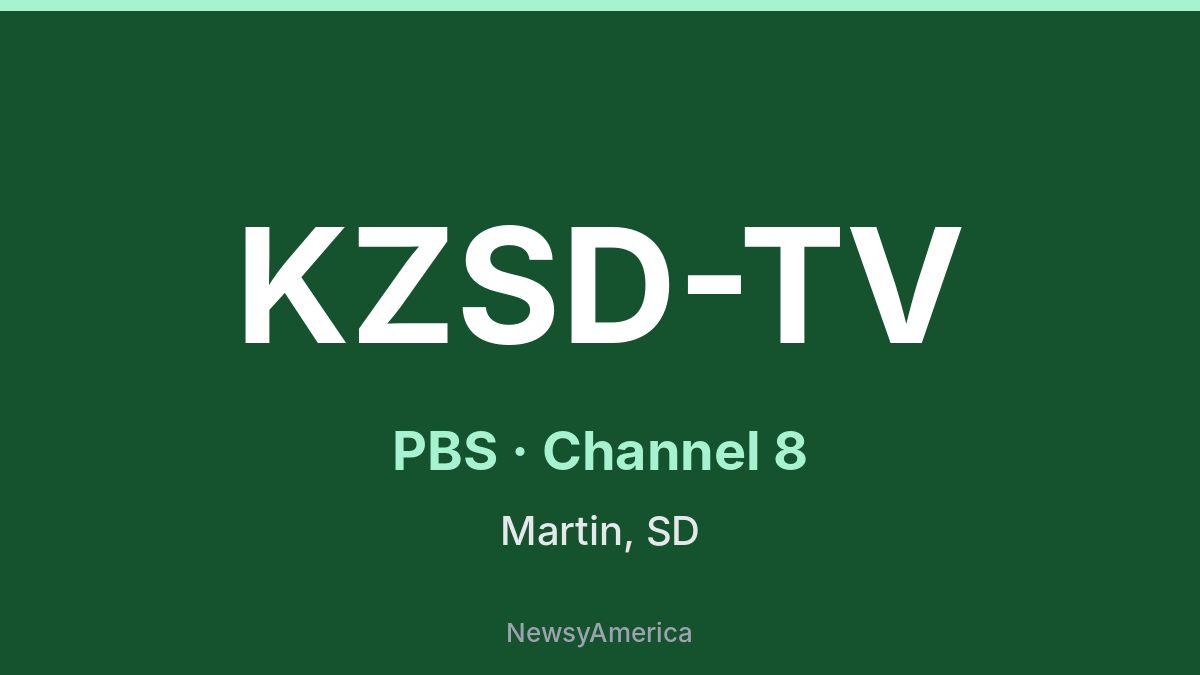 KZSD-TV – PBS 8 Rapid City