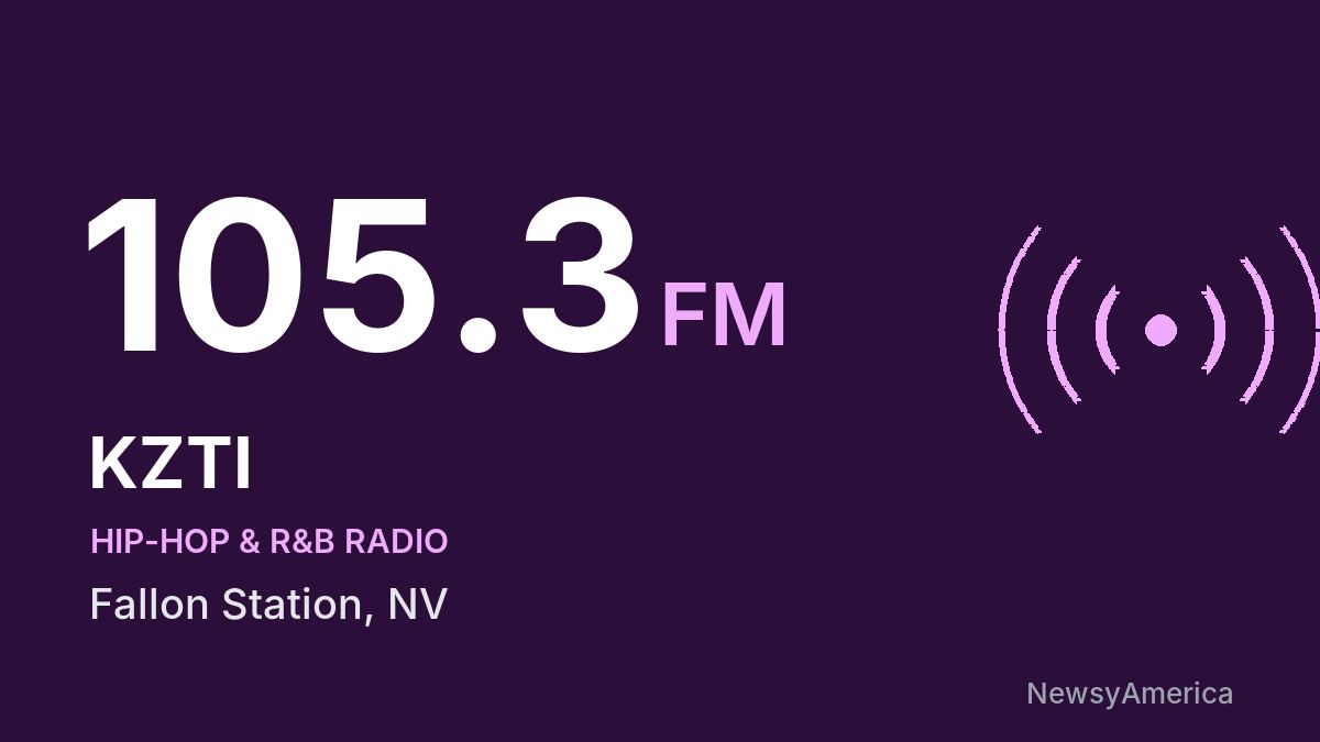KZTI 105.3 FM – Fallon Station