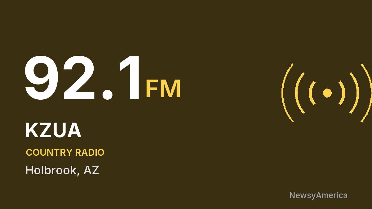 KZUA 92.1 FM – Holbrook