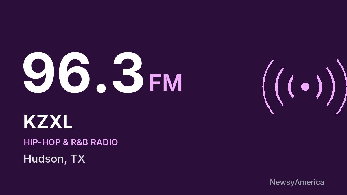 KZXL 96.3 FM – Hudson