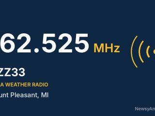 KZZ33 NOAA Weather Radio 162.525 MHz, Mount Pleasant, MI