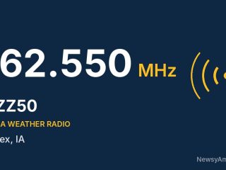 KZZ50 NOAA Weather Radio 162.550 MHz, Essex, IA