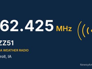 KZZ51 NOAA Weather Radio 162.425 MHz, Carroll, IA