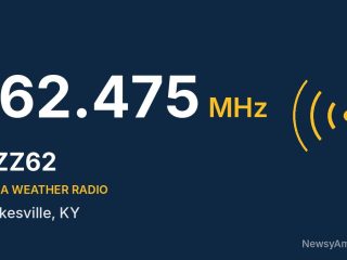 KZZ62 NOAA Weather Radio 162.475 MHz, Burkesville, KY