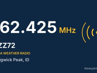 KZZ72 NOAA Weather Radio 162.425 MHz, Sedgwick Peak, ID