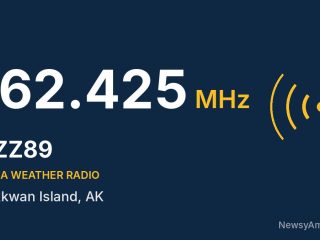 KZZ89 NOAA Weather Radio 162.425 MHz, Sukkwan Island, AK