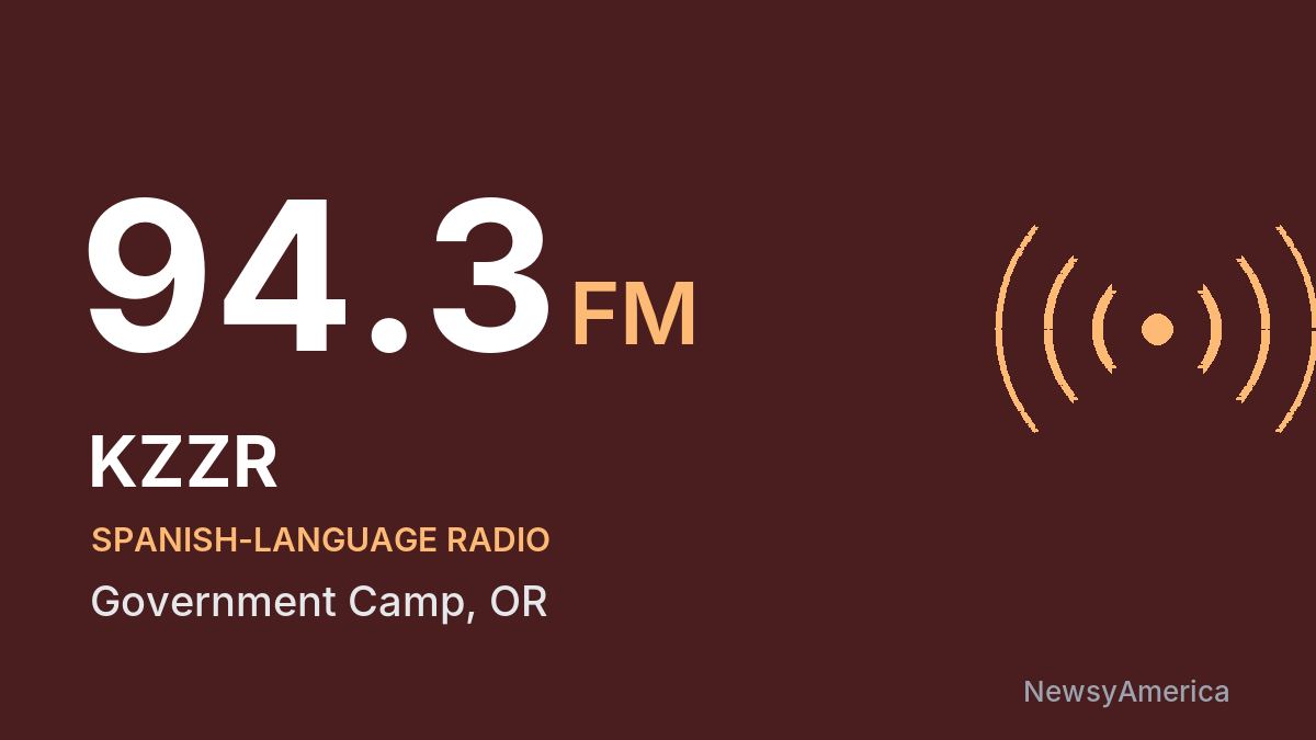 KZZR 94.3 FM – Government Camp