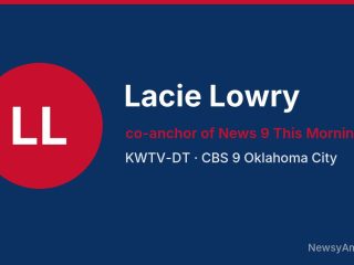 Lacie Lowry, co-anchor of News 9 This Morning, KWTV-DT