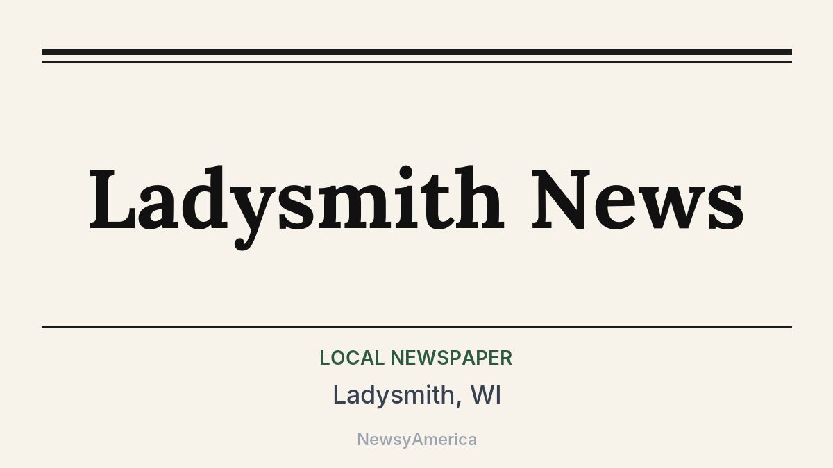 Ladysmith News – Ladysmith, WI