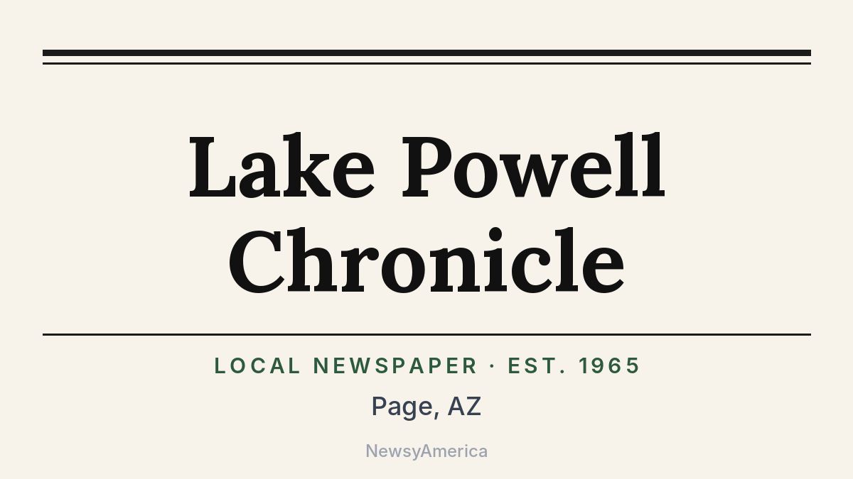 Lake Powell Chronicle – Page, AZ
