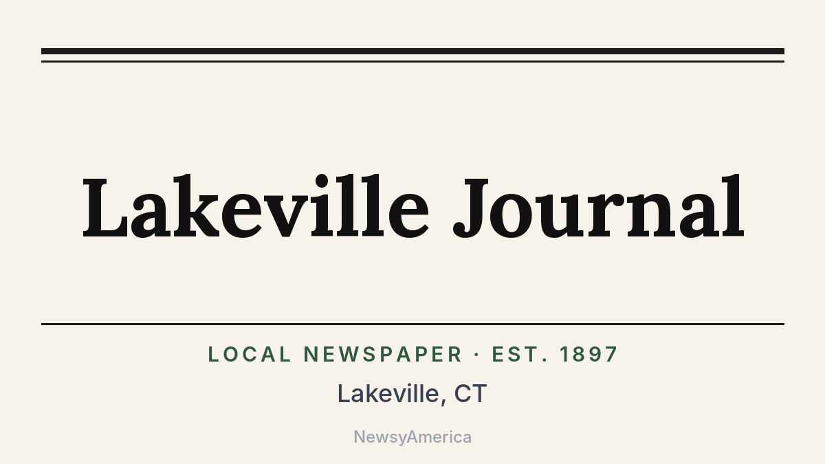 Lakeville Journal – Connecticut