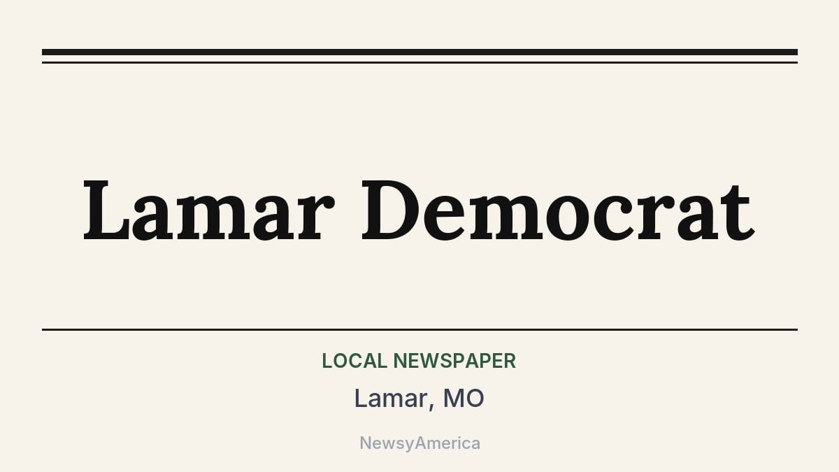 Lamar Democrat – Lamar, MO