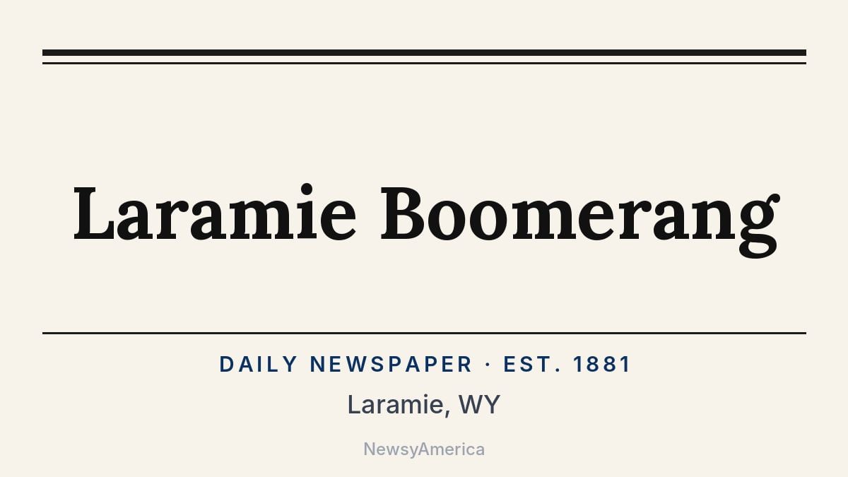 Laramie Boomerang – Wyoming